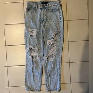 Aeropostale Ripped Mom Jeans